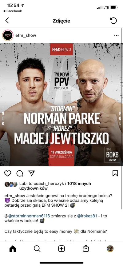 mchmjszk - #mma #boks #normanparke 

Co tak nagle wszyscy w boksie walczą?