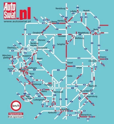 XIONCCIMORDE_LIZAL - > w Niemczech odcinków bez ograniczeń prędkości nie ma wcale jak...