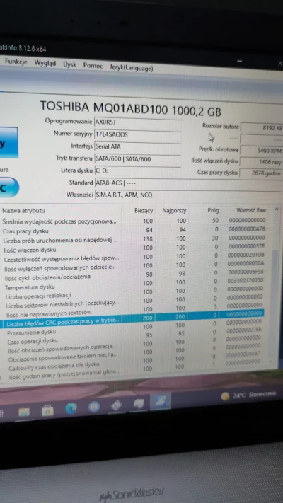moby22 - > Wrzuć screen z Crystal Disk Info, bo chyba nie odczutujesz tego co trzeba
...