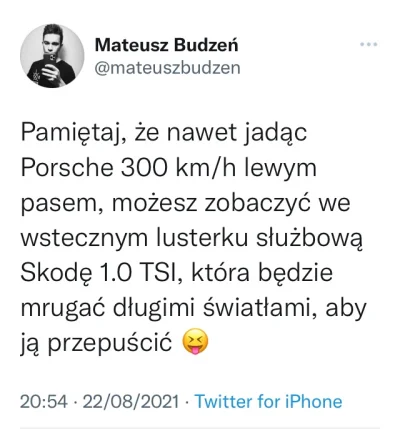 Handyman - Chłopak ma racje. Też widzicie takie „skody” próbujące wyprzedzić lub zrob...