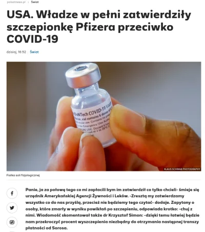 unikalny3 - A tak się wszyscy cieszyli, że "zatwierdzona" ta szczepionka
#koronawiru...
