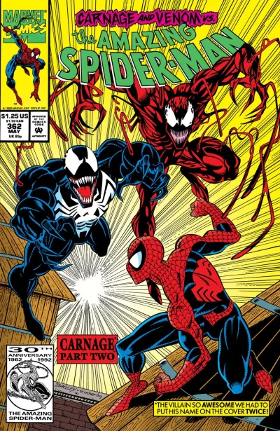 SpasticInk - @Reaven: daliby rozpierduchę Spiderman vs Venom vs Carnage jak w komiksa...