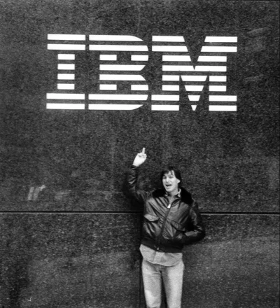 4ntymateria - Fak ju #ibm pokazał Jobs, 1983.
#apple