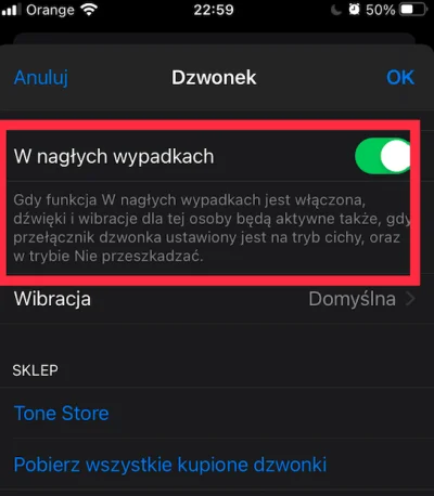 LuckyLuke_2776 - @patosz68: tak, musisz dodać kontakt do konktaktów alarmowych (Konta...