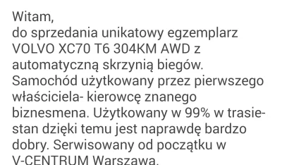 adrwas - Uwaga! Samochód używany przez znanego biznesmena, teraz to kupię na pewno. P...