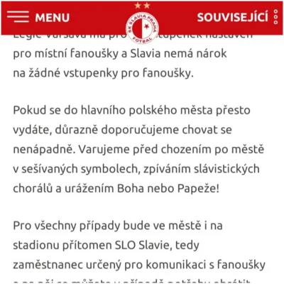 mmm_MMM - "Przestrzegamy przed chodzeniem po mieście w symbolach Slavii, śpiewaniem k...
