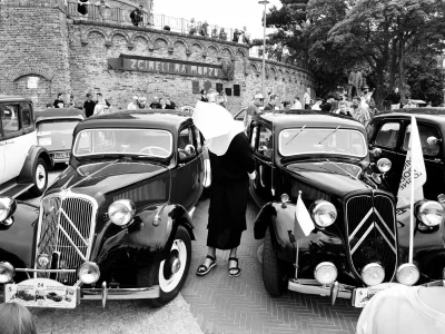 francuskie - Citroen Traction Avant 
Na niedawnej paradzie nadmorskiej w Kołobrzegu,...