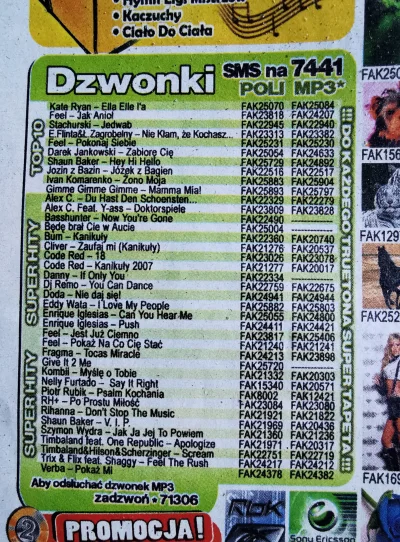 Lolenson1888 - Mireczki doradźcie który dzwonek z listy mam sobie wybrać?? Chciałem B...