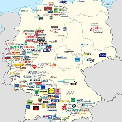 Gamol - @abuk220: Na mapie największych firm niemieckich również widać.
