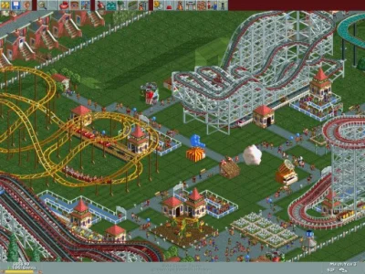 BiurowySpinacz - Mi skojarzyło się z RollerCoaster Tycoon ( ͡° ͜ʖ ͡°)