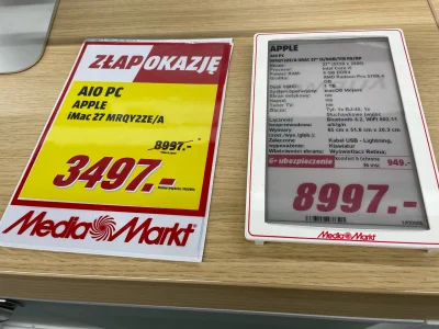 KuliG - W mediamarkt walbrzych mozna kupić #apple #imac za 3.5k z wystawy

#komputery...