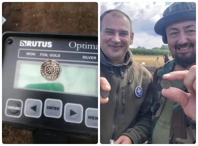 Zwiadowca_Historii - Poszukiwacze odkryli kolejne monety z unikatowego karolińskiego ...