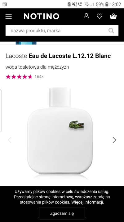 niepatrzna_bebech - Witam tag #perfumy zna ktoś zapach perfum Lacoste Blanc L 12. 12?...