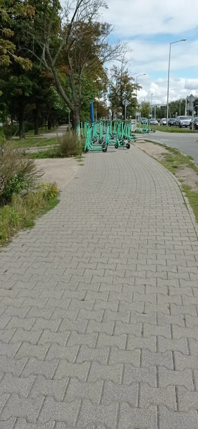 Ploop - #wroclaw #bolt #hulajnogaelektryczna Gnoje oddajcie chodnik ( ͡° ʖ̯ ͡°)