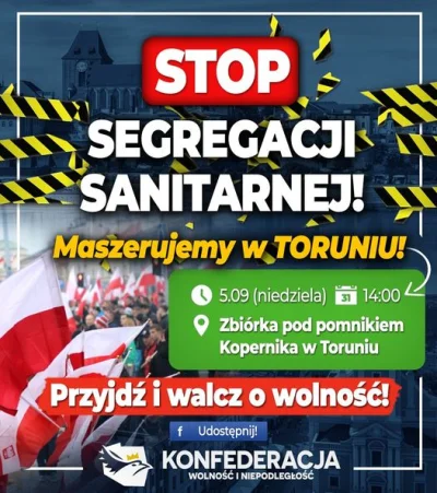 Redaktor_Naczelny - Przypominam piątego września w Toruniu marsz przeciwko segregacji...