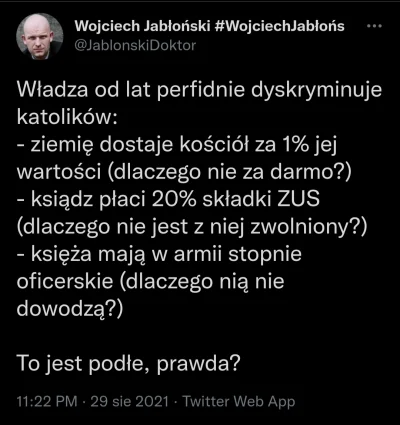 CipakKrulRzycia - #bekazkatoli #bekazpisu 
#kosciol #polska #polityka Na dodatek nie...