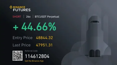 dakcts - Zamykam S na BTC, chociaż coś mi mówi że można potrzymać. Na H1 coś jak oRGR...