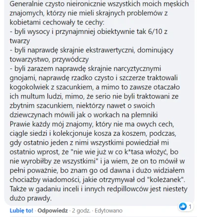 Cyprok - Komentarz jakiegoś gościa na depresawce. 
#blackpill #redpill #przegryw