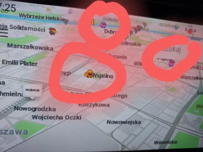 robertx - Te ikonki na mapie Waze to są zaznaczeni inni użytkownicy którzy jadą z tą ...