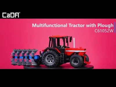 M_longer - Traktor z pługiem CaDa 

Model bazuje na modelu z klocków #lego zrobione...