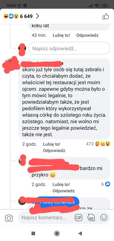 Z3tkaOak - @Spadowamamrobote: na Fb w poście o tej restauracji i ich odpowiedziach na...