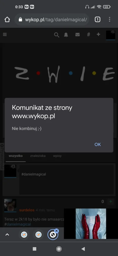 dawid618 - Człowiek chce zablokować wszystkie patusiarskie tagi, żeby nie musieć tego...