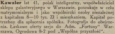 Spejsonik - @Xtreme2007: kiedyś panna bez majątku niezależnie od wyglądu była nie atr...