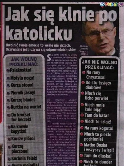 Takiseprzecietniak - To nieprawda, ze katolik nie może przeklinać!

Super Express m...