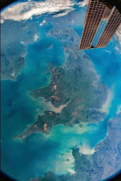 Turnam - Wielka Brytania widziana z ISS #estetyczneobrazki #zdjecia