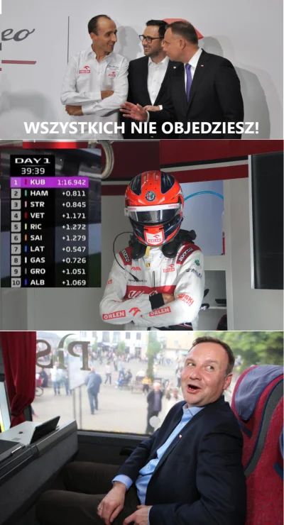 K.....t - #f1 #kubica Tak będzie, nie zmyślam.