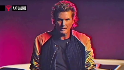 popkulturysci - David Hasselhoff przemierza Polskę na rowerze nie tylko w celach tury...