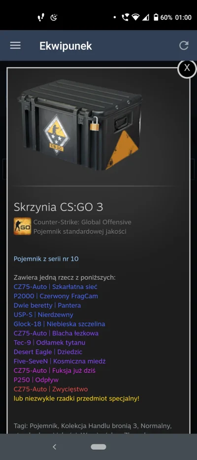 harnasiek - #csgo #steam 

Warto jeszcze potrzymać tę skrzynię czy od razu sell?