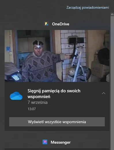 Ksemidesdelos - Co ten onedrive to ja nie wiem... takie powiadomienie mi wyskoczyło n...