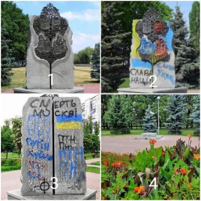 szurszur - W Kijowie usunieto ustanowiony w 2001 roku pomnik przyjaźni Kijowa i Moskw...