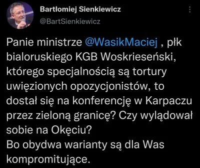 Andreth - Zasadne pytanie. Macie swój "stan wojny hybrydowej" z Białorusią wymagający...