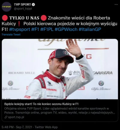 njeee - Wruci? ( ͡° ͜ʖ ͡°)

#f1 #kubica