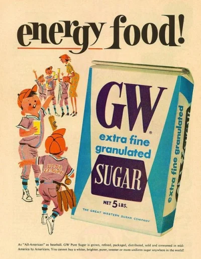 damianooo8 - @leczsie: Dodaj jeszcze cukier, który był reklamowany jako zdrowy i zwię...