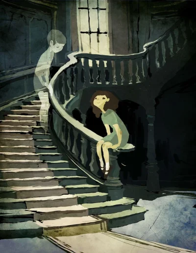 I.....n - The girl and the Ghost 

#art #sztuka