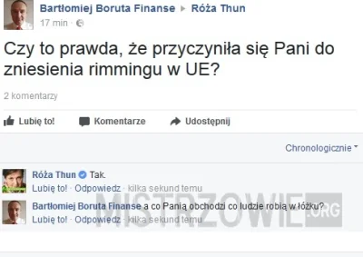 niochland - To właśnie dzięki pani Róży Thun nie mamy rimmingu w Europie