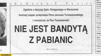 Trzesidzida - Lepper miał jednak więcej luzu przy wykonywaniu poleceń sądów ( ͡° ͜ʖ ͡...