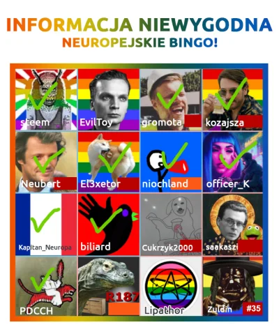 d.....t - Ale się Neuropka zesrała w znalezisku xD Kilku brakuje, ale pewnie przyjdą ...