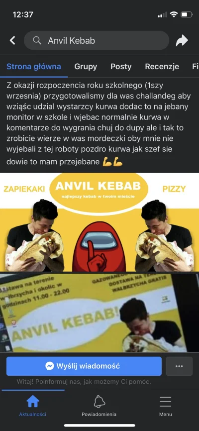 komx - Ale dają w palnik XDDD #kebab #marketing 

Kolejne w komentarzu