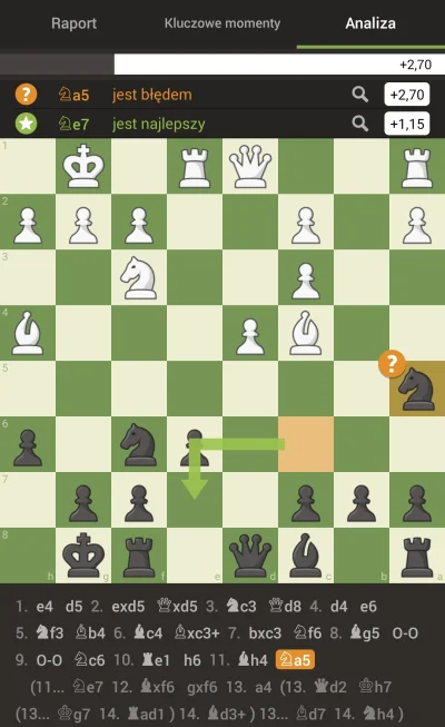 h3lloya - Nie ogarniam. Jaki jest sens analizy na chess.com, jeśli każdorazowe klikni...