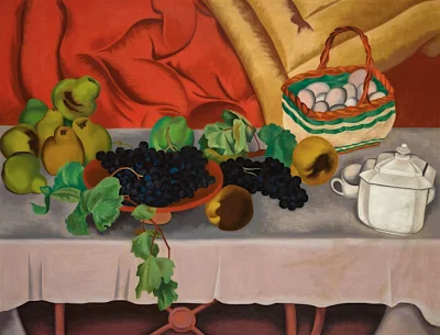 Borealny - Auguste Herbin – “Nature Morte aux Raisins” 1924.
Olej na płótnie, 92 × 11...