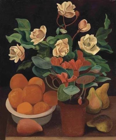 Borealny - Auguste Herbin – “Fleurs et fruits”, 1922.
olej na płótnie, 65.6 × 54,7 cm...
