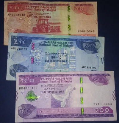 IbraKa - Najnowsza seria birrów z Etiopii (｡◕‿‿◕｡)
#numizmatyka #banknoty #pieniadze