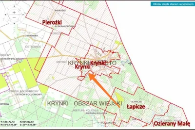 KatoPolak - @mietkomietko wg rozporządzenia strefa obejmuje obręby ewidencyjne Krynki...