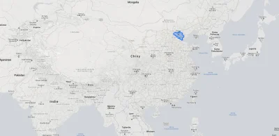 dominowiak - @dominowiak: las wielkości Belgii (30600km2) na tle Chin z aglomeracją P...