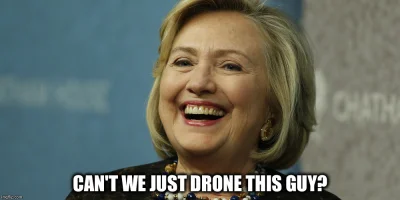 K.....k - @yolantarutowicz: 
Bardziej chodzi o towarzyszkę Clinton, niż drona ( kied...