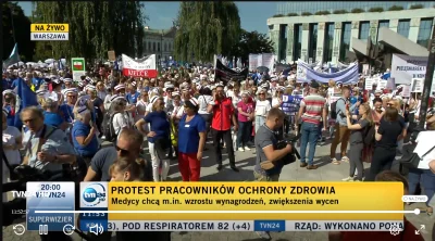 DoloremIpsum - Tysiące medyków na ulicach Warszawy, ciekawe czy #tvpis pokaże ich pro...